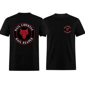 Hail Libertas Red Rising Shirt – Inspired by Hail Reaper, Red Wolf Ascendant Double-Sided Unisex T-Shirt, Classic Cotton Fan Merch short sleeve tee