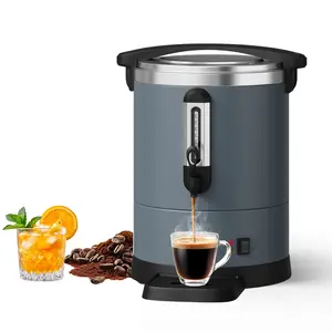 Large Capacity Coffee Urn, Double Wall Commerical Coffee Maker for Buffet Catering Wedding Gathering, Hot Coffee Dispenser,Stainless Steel Hot Water Urn,8L12L/14L/18L