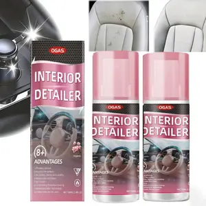 100ml Car Interior Detailer & Restorer – Safe for Leather, Plastic, and Rubber, Polishes, Cleans and Renovates Seats, Steering Wheels, and Trim, Gentle Stain Remover with UV Protection, Multifunctional Auto Detailing Kit