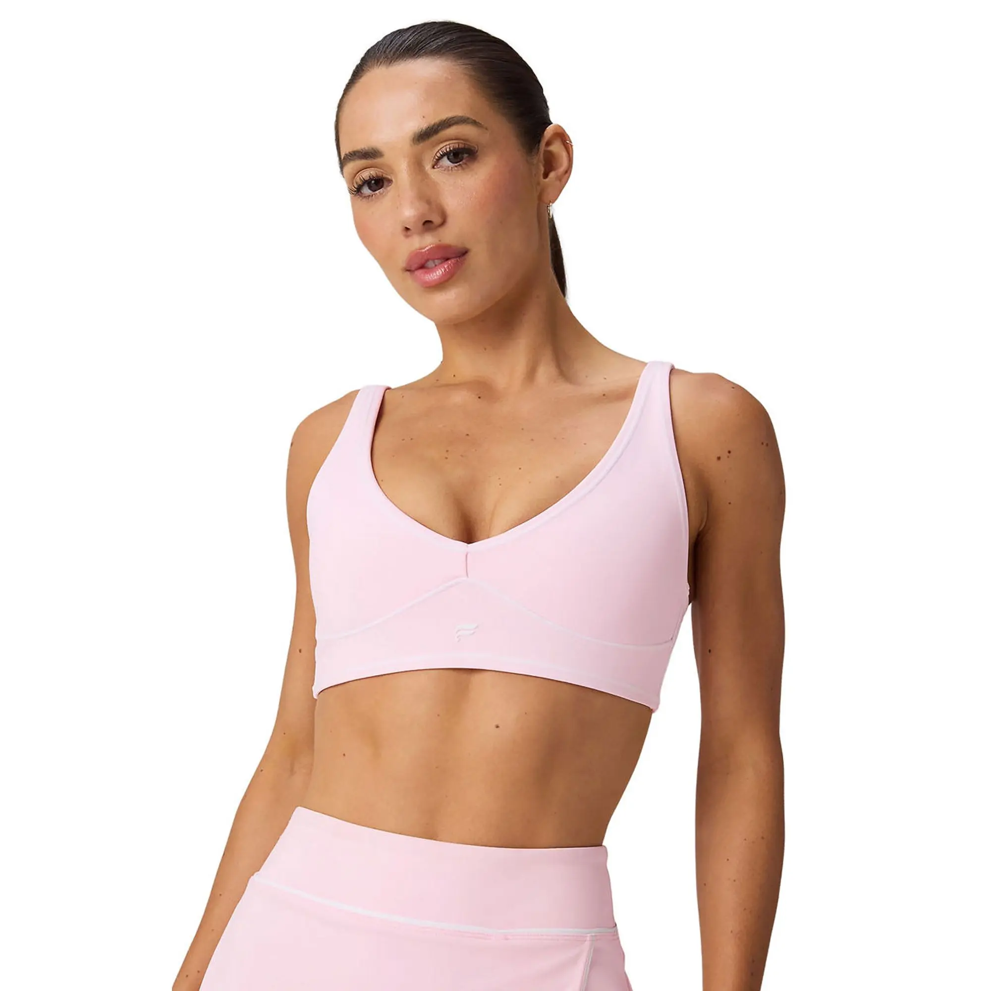 Fabletics Women's PureLuxe Longline Low Impact Bra