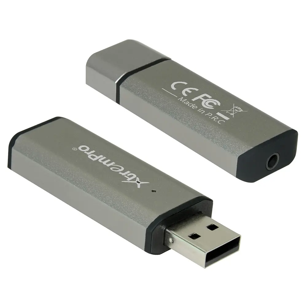 XtremPro X1 24-Bit USB DAC & Headphone Amplifier - Portable Audio Converter with ESS Sabre Chip for PC, Laptop & Headphones