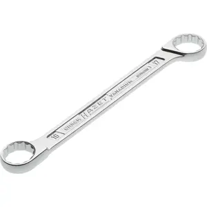 Hazet 610N-16X17 Double Box-End Wrench, 12-Point, 16x17mm