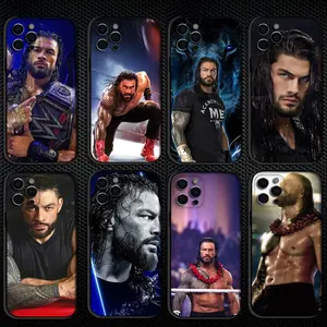 R-Roman R-Reigns Original tribal chef Phone Case For iPhone17, 16,15,14,13,12,11 Plus,Pro Max, Soft Silicone Black Cover
