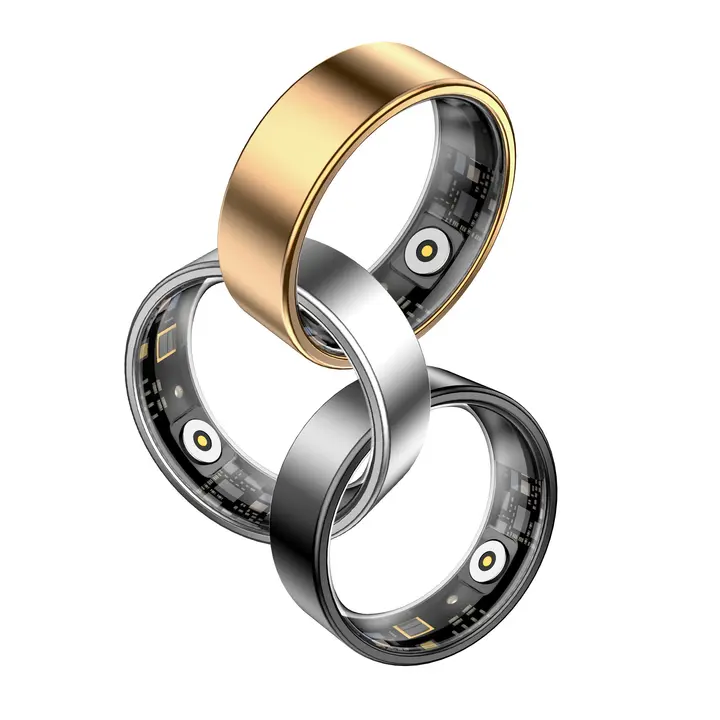 Smart Health Ring | Sleep, Activity & Wellness Tracking Ring | Bluetooth Rechargeable Fitness Ring