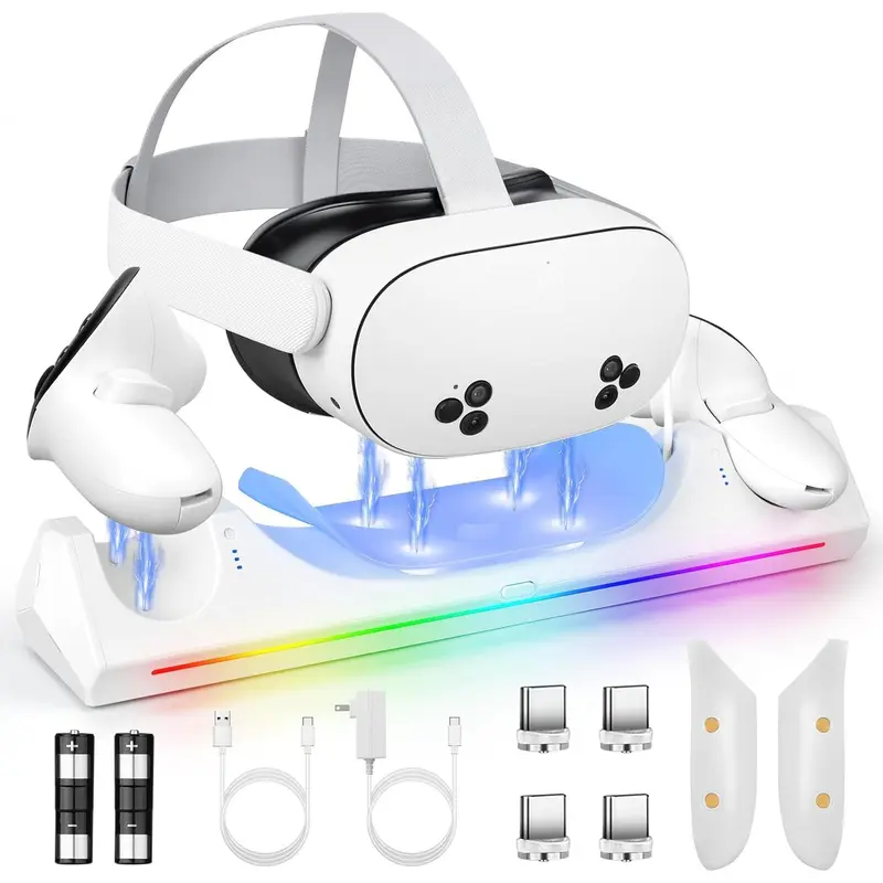 Dock for Meta Quest 3S/3, VR Station for Oculus Quest 3S Support