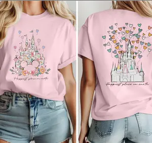 Happiest Place On Earth Shirt, Magical Castle Shirt, Balloons T-Shirt, Castle Shirt, Magic Castle Shirt