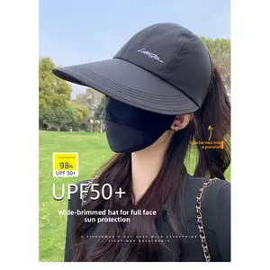 1-Pack UPF Sun Protection Baseball Hat for Men and Women - Lightweight, Adjustable Velcro Closure, Wide
