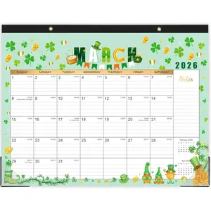 Desk Calendar 2025-2026 - July 2025 - December 2026,18 Monthly Desk Calendar, 17"×12", 2025-2026 Calendar with Corner Protectors, Large Ruled Blocks