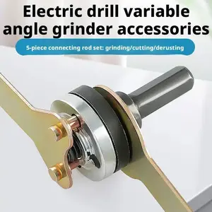 Electric Drill Conversion Angle Grinder Connecting Rod for Cutting Disc Polishing Wheel Metals Handle Holder Adapter