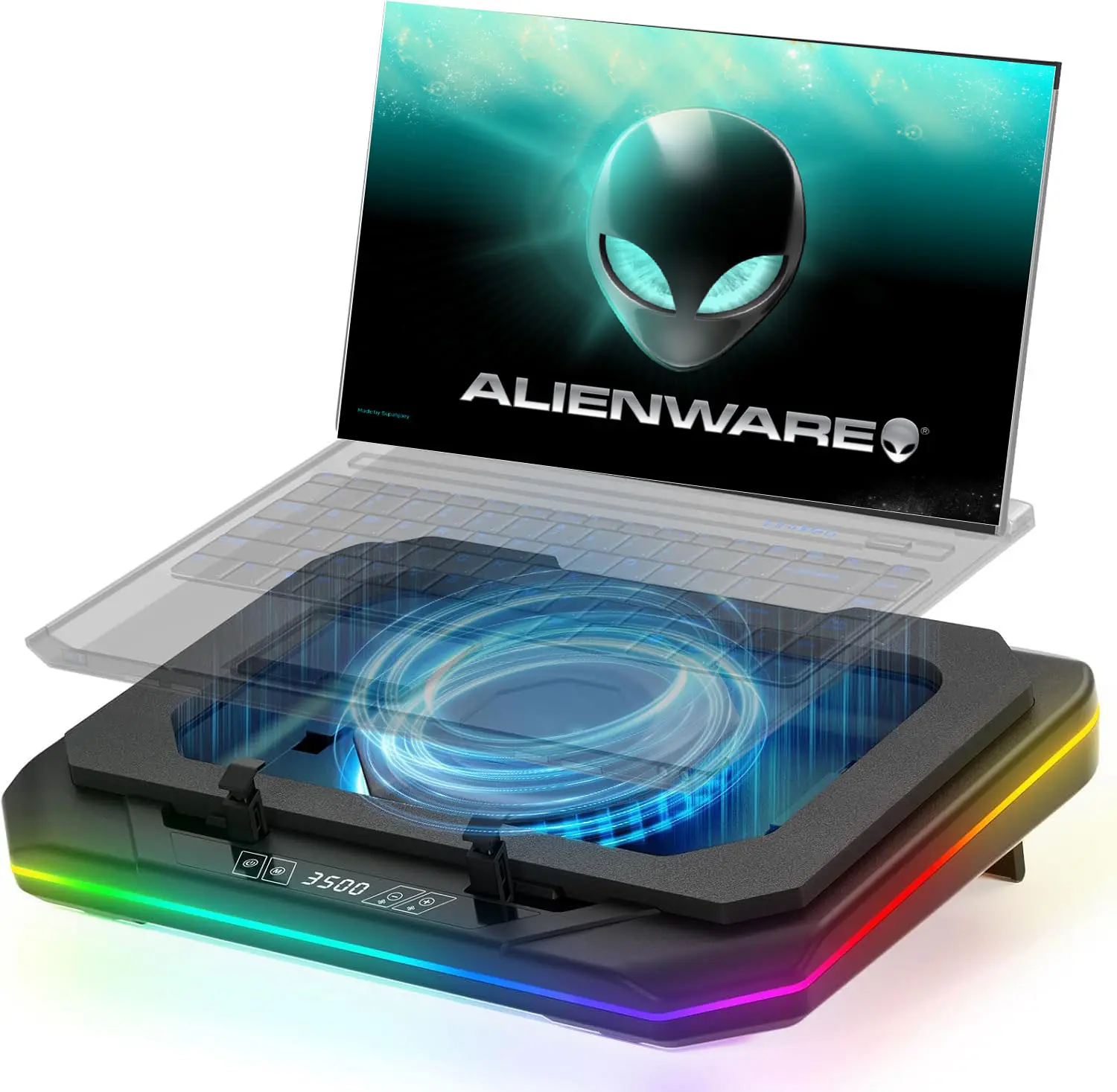 Laptop Cooling Pad Design for All Dell ALienware Gaming Laptop, Cooler ...