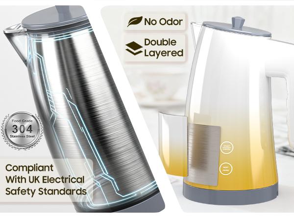 Temperature Control Electric Water Boiler, BPA-Free, Fast Boil for Coffee, Tea & Baby Formula