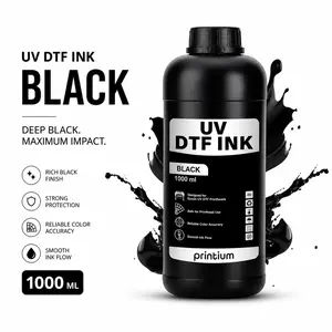 UV DTF Ink - Black 1 Liter