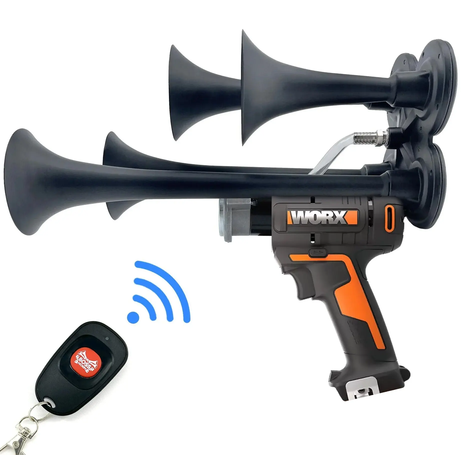 Quad Train Horn for Worx® 20v Battery