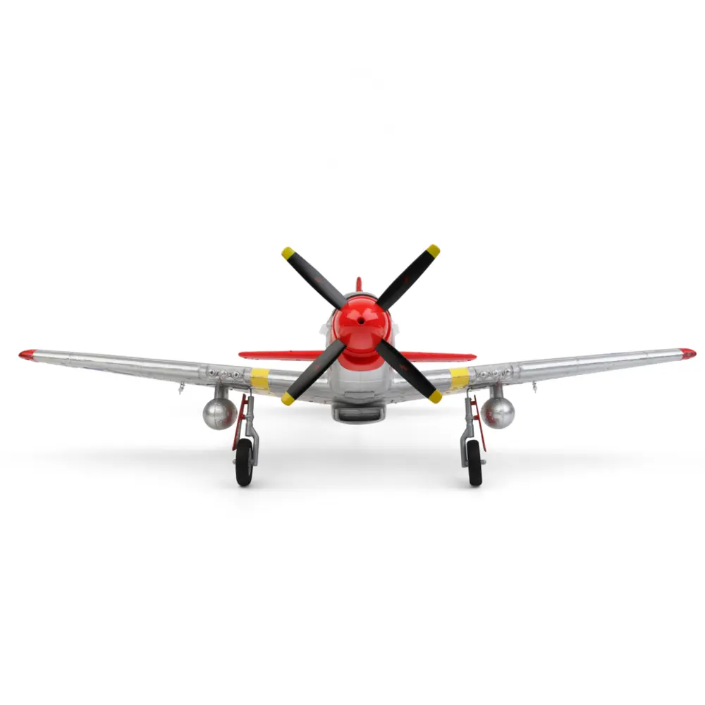 XK A280 P-51 Mustang 3D/6G System 560mm Wingspan 2.4GHz 4CH EPP RC Airplane Fighter RTF With LED Lights for Beginner Jet Durable, Hobby Rc Plane, Rc Aircraft