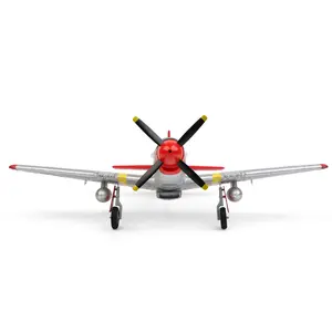 XK A280 P-51 Mustang 3D/6G System 560mm Wingspan 2.4GHz 4CH EPP RC Airplane Fighter RTF With LED Lights for Beginner Jet Durable