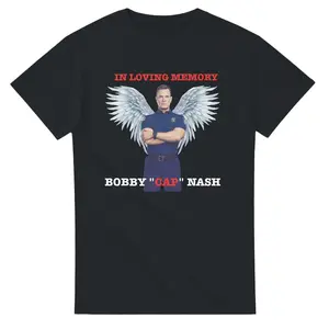 9-1-1 RIP Cap In Memory of Captain Bobby Nash t-Shirt, 911 TV Show T-Shirt, Bobby Nash Shirt, 911 Series Movie Show Shirt, American TV Series Shirt, 911 Tv Show Merch, Full Color