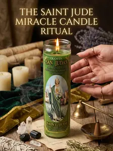 When Nothing Else Works… Light This  | Saint Jude Ritual Candle for Miracles & Protection