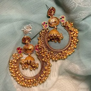 Kashkmiri ghungroo chandbalis