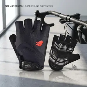 Cycling Gloves for Men and Women - Full Finger and Half Finger Padded Bicycle Gloves with Non-Slip Grip, Shock-Absorbing Palm, Touchscreen Technology for MTB, Downhill, Road Racing, Outdoor Sports, Comfortable Breathable Fit