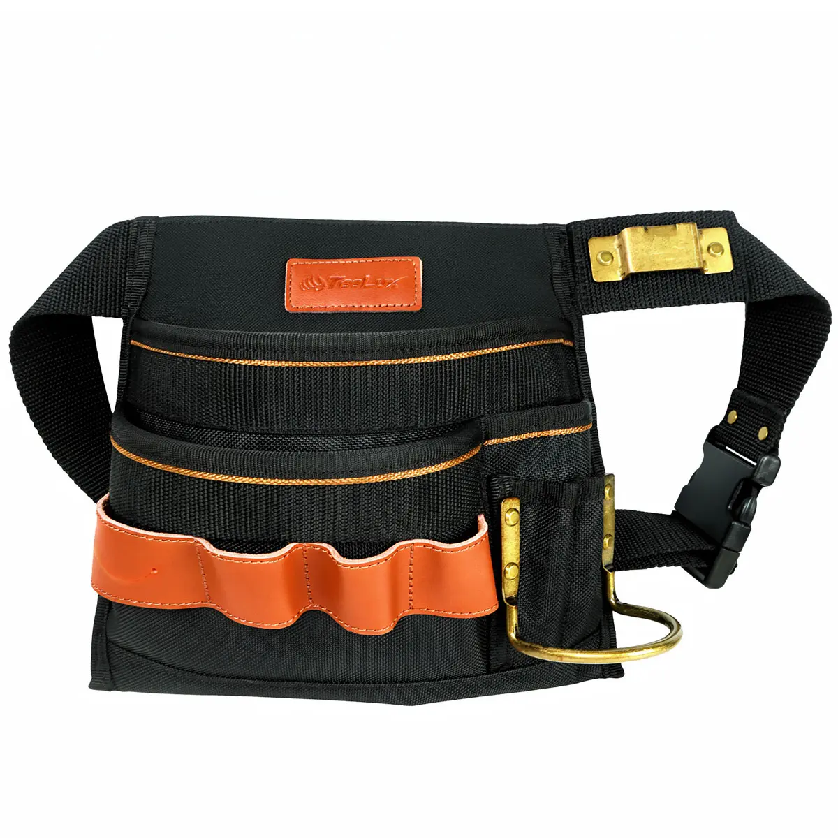 TooLux Heavy Duty Drill Holster Tool Pouch with Belt – 1680D Polyester Electrician Tool Bag, Multi Pocket Utility Organizer