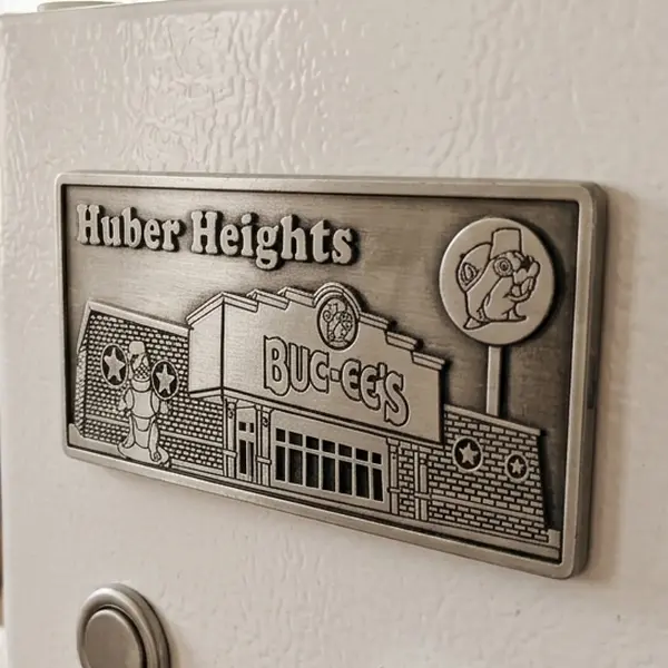 Buc-ee's Metal Huber Heights Magnet