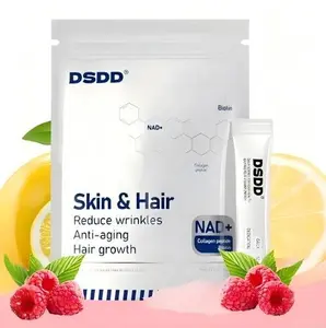 DSDD 10000 NAD+ Advanced,Biotin Fruit Flavor Drink Mix for ANTl AGlNG Support, glassSkin, Energy, and Focus Previously known as Research NR 900 Vitamins Supplement