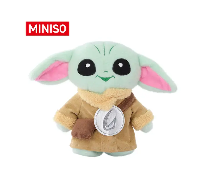 Star Wars Series Sitting Grogu Cuddly Doll - Macaron Themed Kawaii Aesthetic Stuffed Toy, House Decoration For All Ages Special Occasion Gift, Back To School