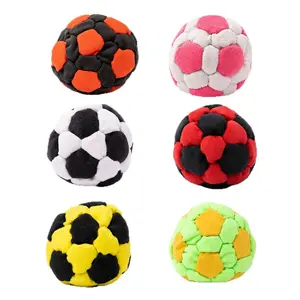 Colorful Soccer Hacky Footbag Sand Filled Soft Kick Ball For Kids Adults hacky sacks