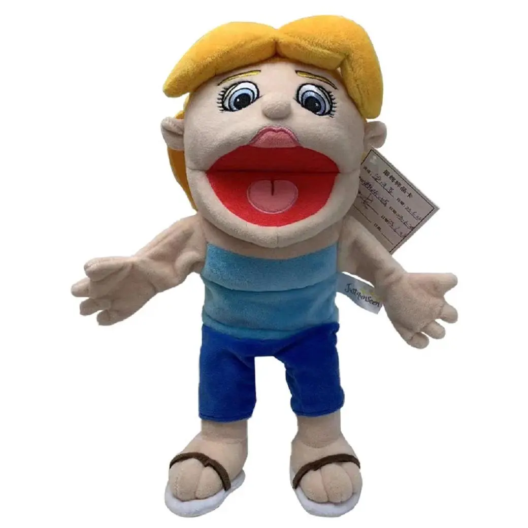 New Jeffy Puppet Doll Jeffy Hand Puppet Sml Jeffy Puppet Family Real Jeffy Zombie Boy Hand Puppet Soft Toy Plush Feebee Puppet