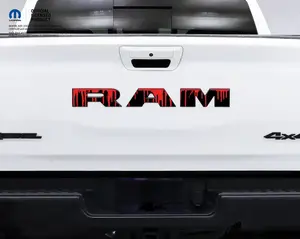 1500 RAM Tailgate Emblem Overlay Decals Red Dripping Fits 2009-2026 Trucks