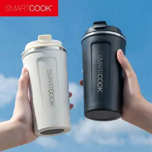 Smartcook Thermo Coffee Cup 17 Oz, Tumblers with Lid, Reusable Thermal Drinkware for Home and Outdoor Adventures, Stylish Portable Design