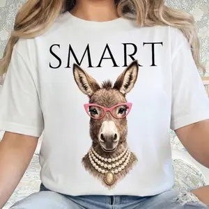[Sale off up to 50%] Royal Donkey Sassy Donkey Graphic Tee , Smart Ass Funny Donkey Shirt, Gift For Women Sarcastic Humor Shirt, Viral Meme