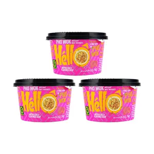 Acecook Vietnam Pho Instant Noodle Bowl - Beef Flavor, 76g (3 Pack) - Authentic Vietnamese Rice Noodles, Quick & Easy Meal