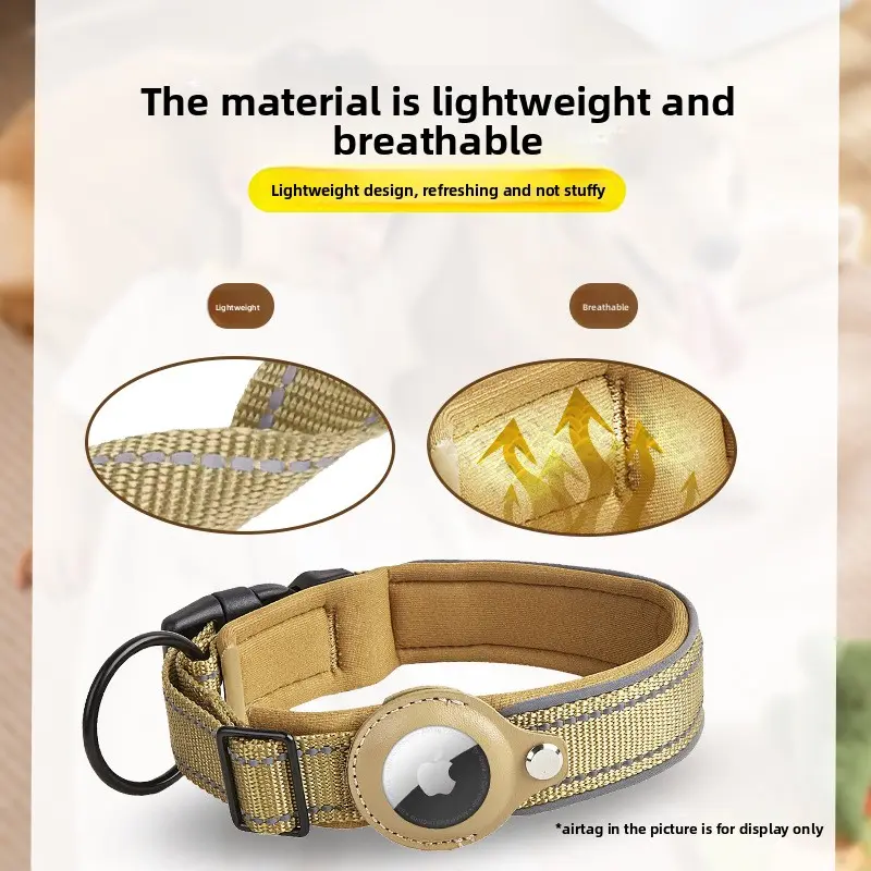 Dog GPS Tracking Collar for Medium & Large Dogs - Non-Chafing Anti-Lost Collar with Leash Attachment Dog GPS Tracking Collar for Medium & Large Dogs - Non-Chafing Anti-Lost Collar with Leash Attachment