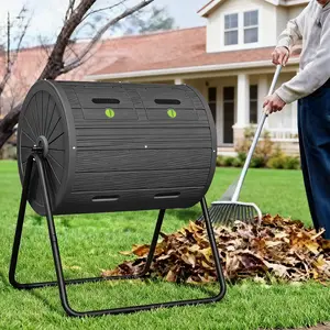 Compost Bin Premium Compost Bin Outdoor for Gardeners, Featuring a Durable Composter Tumbler Outdoor & High-Efficiency Compost Machine Functionality