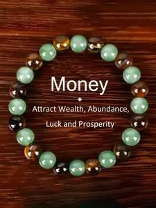 WWJD Letter Beaded Bracelet, Fashionable Cross Charm Decor Beaded Bracelet for Women & Men, Trendy All-match & Exquisite for Birthday Gift, Adjustable Bracelet