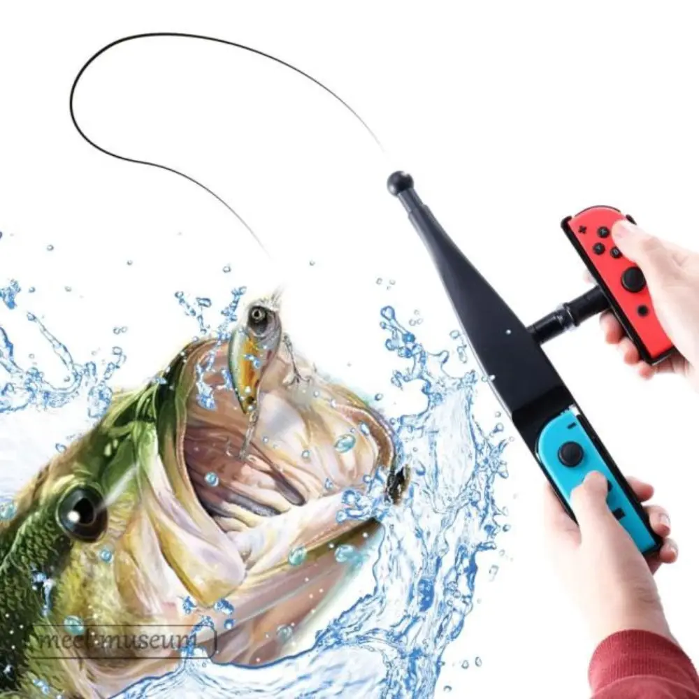 Game Handgrip Game Accessories Handle Joypad Stand Holder Fishing Rod Pole for Nintend Switch