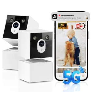 Smart PTZ WiFi Home Camera with AI Detection, Two-Way Audio, Dual Light Night Vision 10–20m, 3.6mm HD Lens, TF Card & Cloud Storage