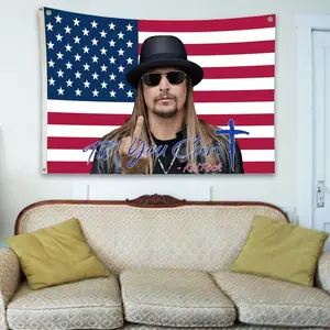 KidR Til You Can't Flag, Tapestry Flag, 4th July, Gift For Fan
