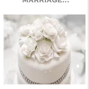 15 Wedding Card with a Poem - Elegant White Rose Design for Special Occasions