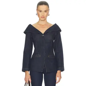 ALIGNE Denim Blazer in Indigo