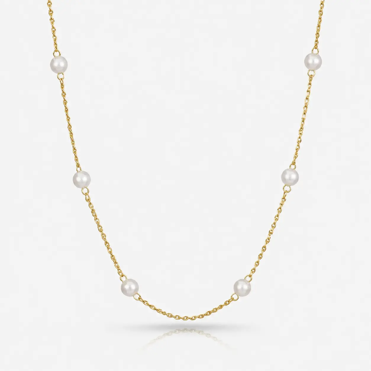 EVRY JEWELS Gold or Silver Plated Women's Hypoallergenic Lover Girl Necklace