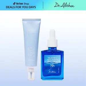 [Dr.Althea Official] Aqua Deep Hydration Duo - Instant Hydration with Hyaluronic Acid, Moisture Barrier & Soothing Care