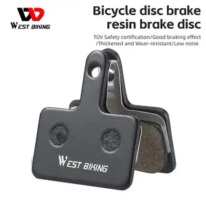 WEST BIKING Bicycle Hydraulic Disc Brake Pads, Resin Semi-Metallic Brake Shoes, Durable Cycling Accessories, High Performance Braking System, Bicycle Parts