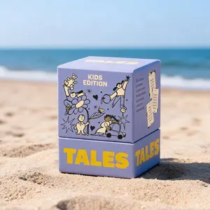 TALES Kids Edition Card Game – Fun Conversation Starters for Kids' learning, Family Game Night, Family Connection & Learning Through Play,  Playful Questions and Laughter