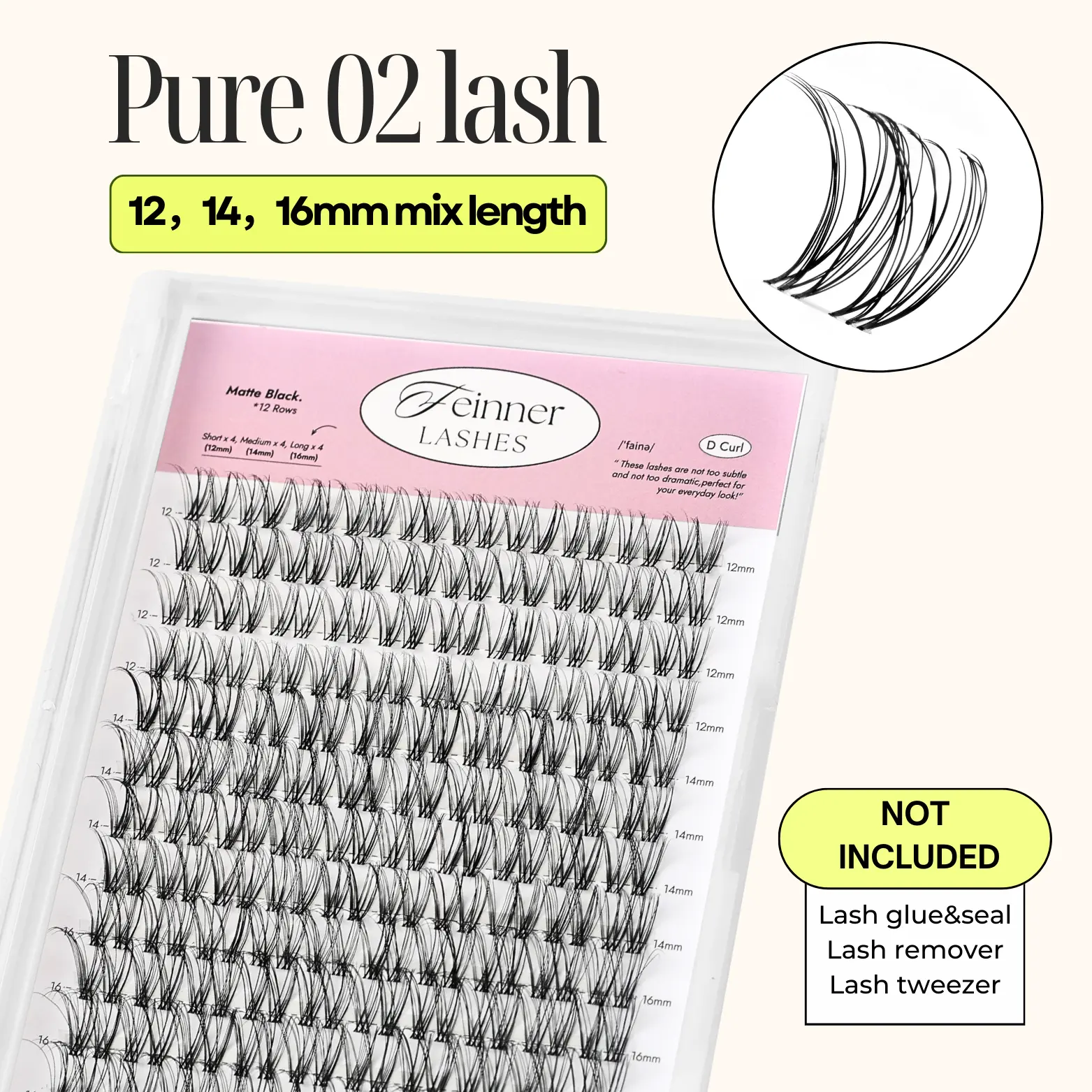 Only lash Pure 02 (12-16mm)