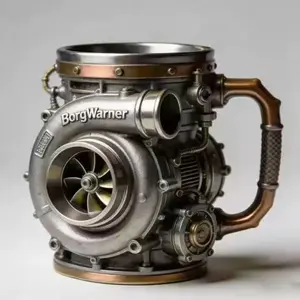 New V6v8 Engine Mechanical Mug, Coffee Beer Water Cup, Resin Stainless Steel, Unique Design, Durable and Stylish Drinkware