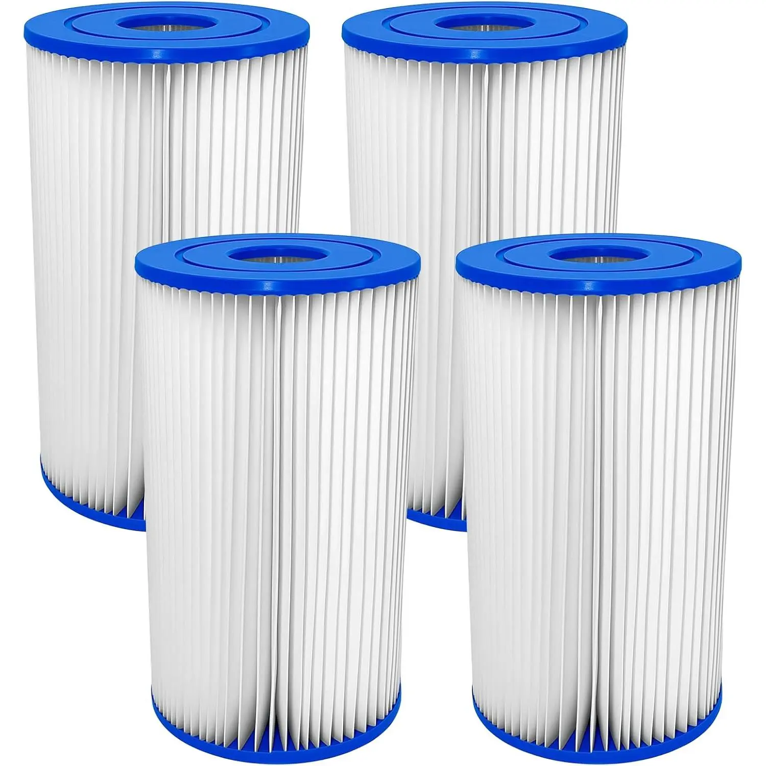 Type A/C Pool Filter  for -Way Type 3 (Type III) in-tex 29000E 59900E Filter Pump (4 Pack)