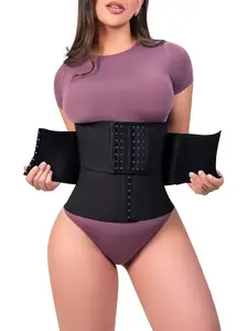 Stagmi Women's Adjustable High-Compression Shapewear Belt (SMI2031) - Body-Shaped, Easy-Adjust, Buckle-Free Compressive Underwear, Polyester Fabric, Hook-and-Loop Closure, Sporty Fit for Gym Use, Body-Shaped Shapewear Belts, Easy-Adjust Shapewear Belts