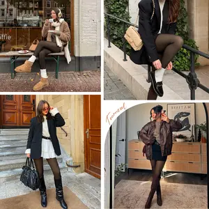 [SALE] 2025 Women's Fleece Lined Tights - One-Lined Seams Thermal Leggings for Winter, Thick Semi-Sheer Skin Tone Pantyhose (XS-4XL)| TikTok's.#1 Cozy Winter Essential